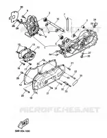 CARTERDELEN voor Yamaha AEROX 50 R 1999