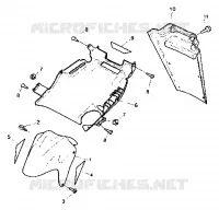 SPATBORD voor Yamaha AEROX 50 R 1999