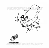 OLIE RESERVOIR voor Yamaha AEROX 50 R 1999