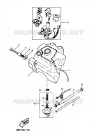 BENZINE TANK voor Yamaha AEROX 50 R 1999