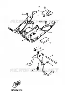 STANDAARD / VOETSTEUN voor Yamaha AEROX 50 R 1999