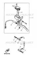 REMPOMP ACHTER voor Yamaha AEROX 50 R 1999