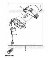 ACHTERLICHT voor Yamaha AEROX 50 R 1999