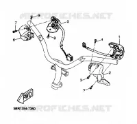 STUURSCHAKELAAR / HEVEL voor Yamaha AEROX 50 R 1999