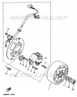 DYNAMO voor Yamaha DT50MX 1986