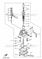 CARBURATEUR  voor Yamaha DT50MX 1986