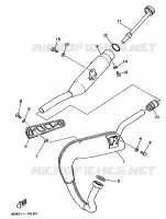 UITLAAT voor Yamaha DT50MX 1986