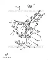 FRAME voor Yamaha DT50MX 1986