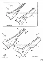 KUIPDEEL DEKSEL   OLIE RESERVOIR voor Yamaha DT50MX 1986