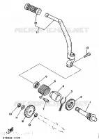 STARTMOTOR voor Yamaha DT50MX 1986