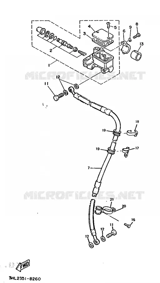 POMP Yamaha MOTO 50 1988 DTR  DT50R