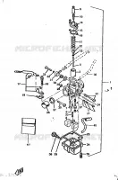 CARBURATEUR  voor Yamaha DT50R 1995