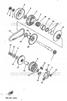 STARTMOTOR KOPPELINGS voor Yamaha DT50R 1995