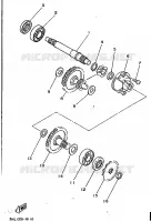 TRANSMISSIE voor Yamaha DT50R 1995