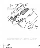 ZIJKUIPDEEL voor Yamaha DT50R 1995