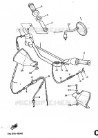 STUUR / KABEL voor Yamaha DT50R 1995