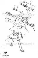 STANDAARD / VOETSTEUN voor Yamaha DT50R 1995