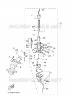 CARBURATEUR  voor Yamaha DT50R 2005