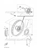 VOORWIEL voor Yamaha DT50R 2005