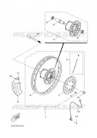 WIEL VOOR 2 voor Yamaha DT50R 2005