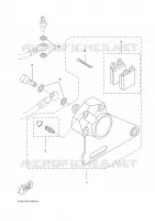 REMKLAUW ACHTER voor Yamaha DT50R 2005