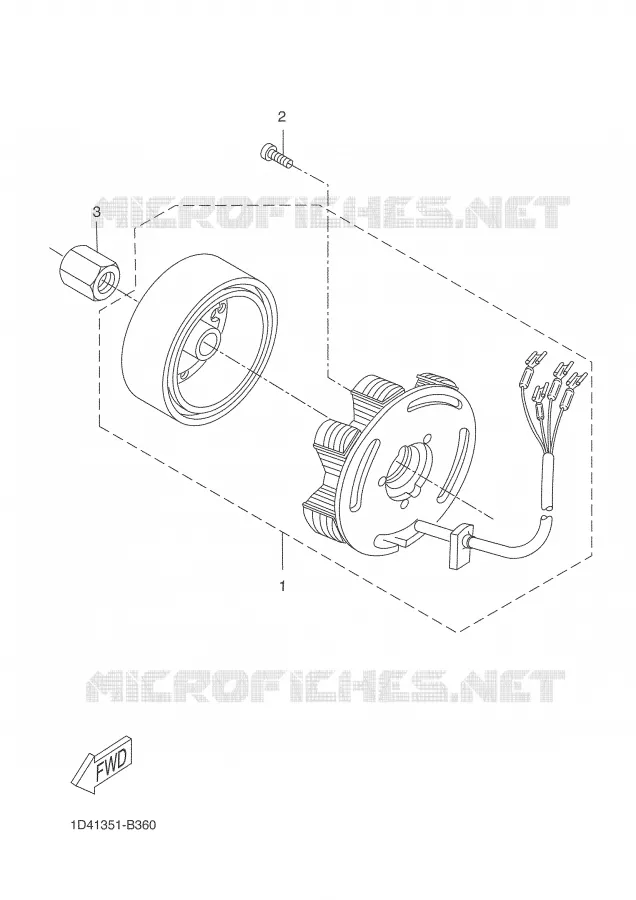 DYNAMO Yamaha MOTO 50 2006 DTR  DT50R