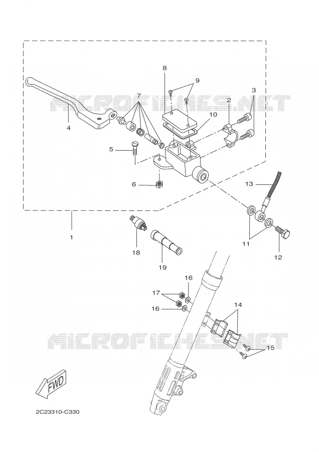 REMPOMP VOOR Yamaha MOTO 50 2007 DTR  DT50R