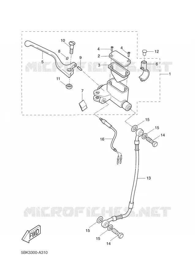 POMP VOOR Yamaha MOTO 50 2002 DT SM  DT50RSM