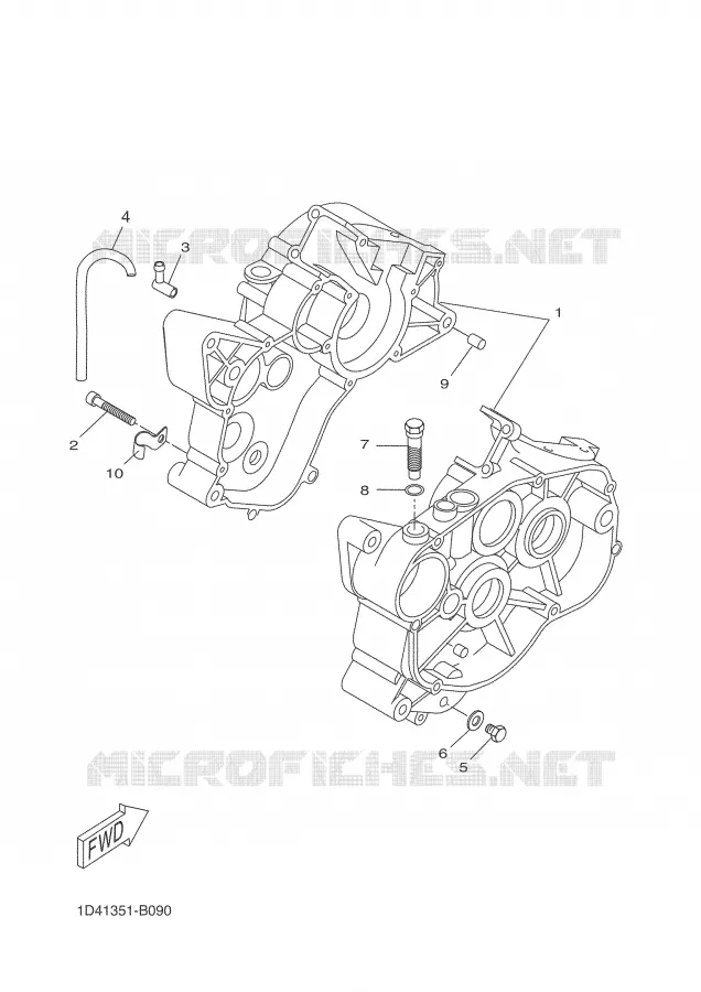 CARTERDELEN Yamaha MOTO 50 2004 DTR  DT50RSM