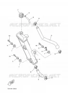 RADIATEUR / SLANG voor Yamaha DT50RSM 2006