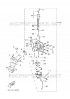 CARBURATEUR  voor Yamaha DT50RSM 2006