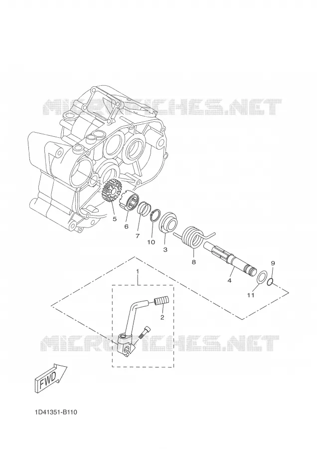 STARTMOTOR Yamaha MOTO 50 2006 DTR  DT50RSM