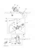 OLIEPOMP voor Yamaha AEROX 50 ROSSI 2006