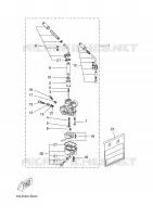 CARBURATEUR 2 voor Yamaha AEROX 50 ROSSI 2006