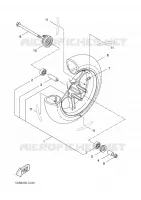 VOORWIEL voor Yamaha AEROX 50 ROSSI 2006