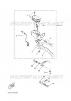 REMPOMP ACHTER voor Yamaha AEROX 50 ROSSI 2006