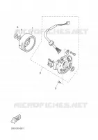 DYNAMO voor Yamaha AEROX 50 ROSSI 2006