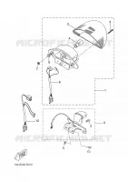 ACHTERLICHT voor Yamaha AEROX 50 ROSSI 2006