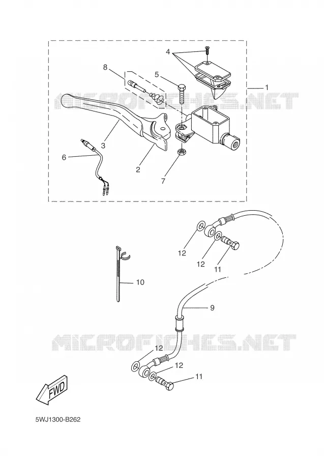 REMPOMP VOOR Yamaha SCOOTER 50 2006 AEROX  YQ50L