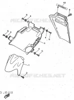 SPATBORD voor Yamaha YQ50R 1997