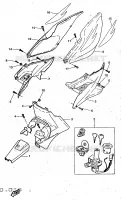 ZIJKUIPDEEL voor Yamaha YQ50R 1997