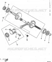 KRUKAS / ZUIGER voor Yamaha YQ50R 1997