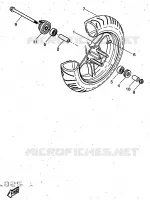 VOORWIEL voor Yamaha YQ50R 1997