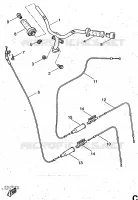 STUUR / KABEL voor Yamaha YQ50R 1997