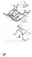 STANDAARD / VOETSTEUN voor Yamaha YQ50R 1997