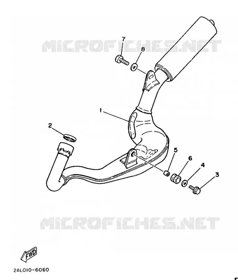 UITLAAT Yamaha MOTO 50 1987 MINIMOTO  YSR50
