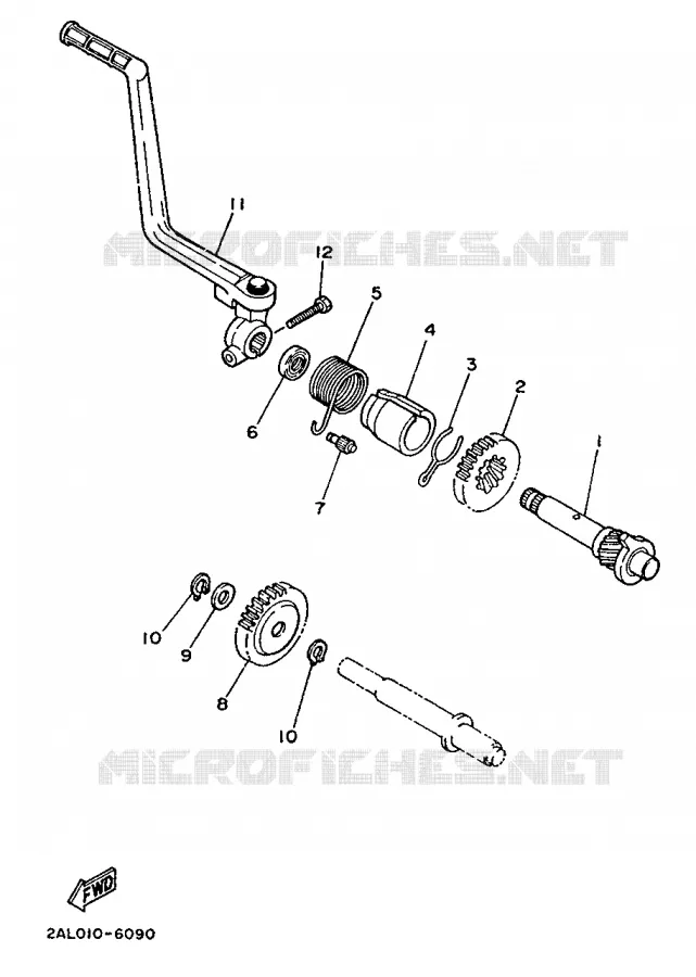 STARTMOTOR Yamaha MOTO 50 1987 MINIMOTO  YSR50