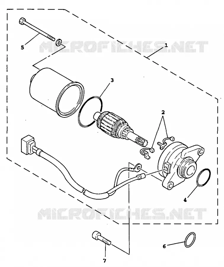 STARTMOTOR Yamaha SCOOTER 100 1999 BWS  YW100E