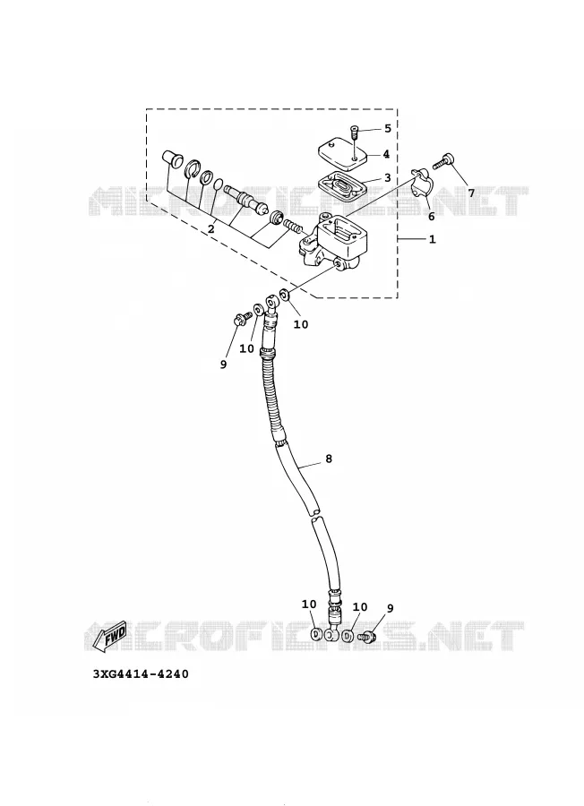 POMP VOOR Yamaha SCOOTER 100 2001 BOOSTER  YW100E