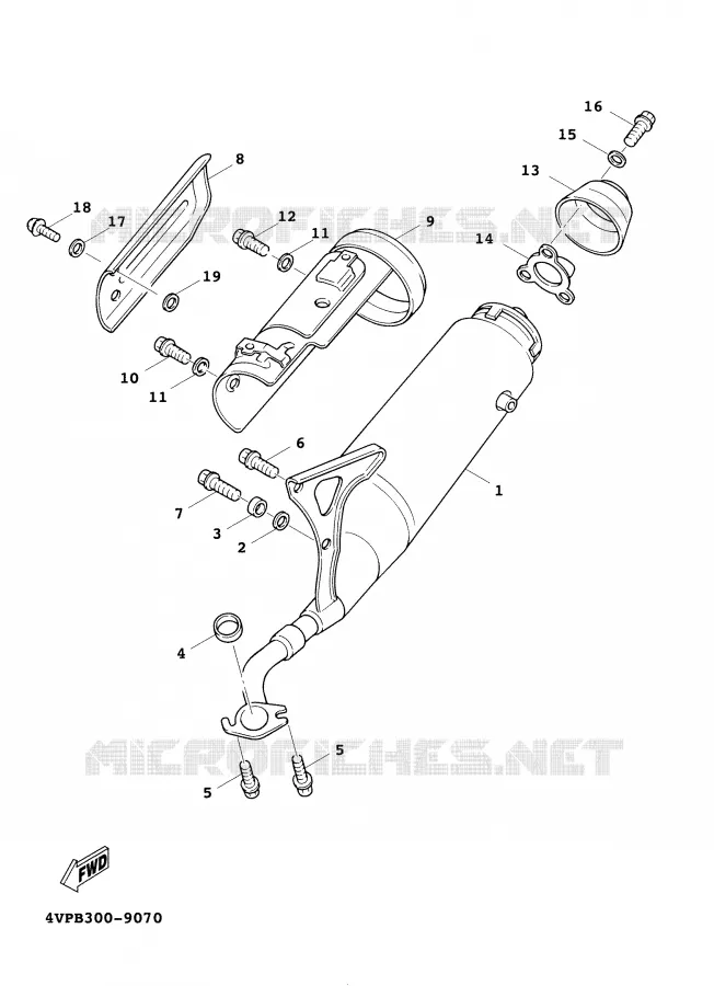 UITLAAT Yamaha SCOOTER 100 2001 BOOSTER  YW100E